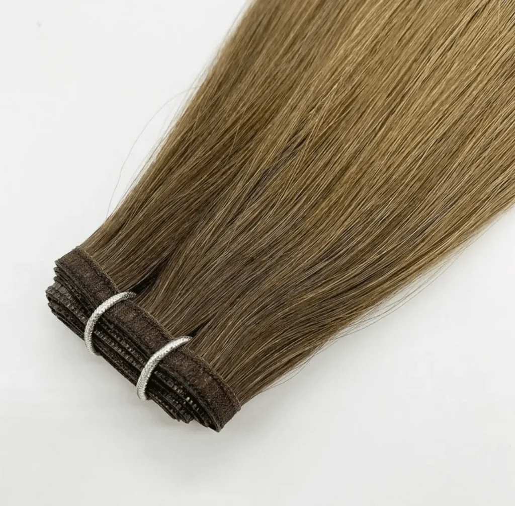 Flat Weft Hair Extensions attachment detail