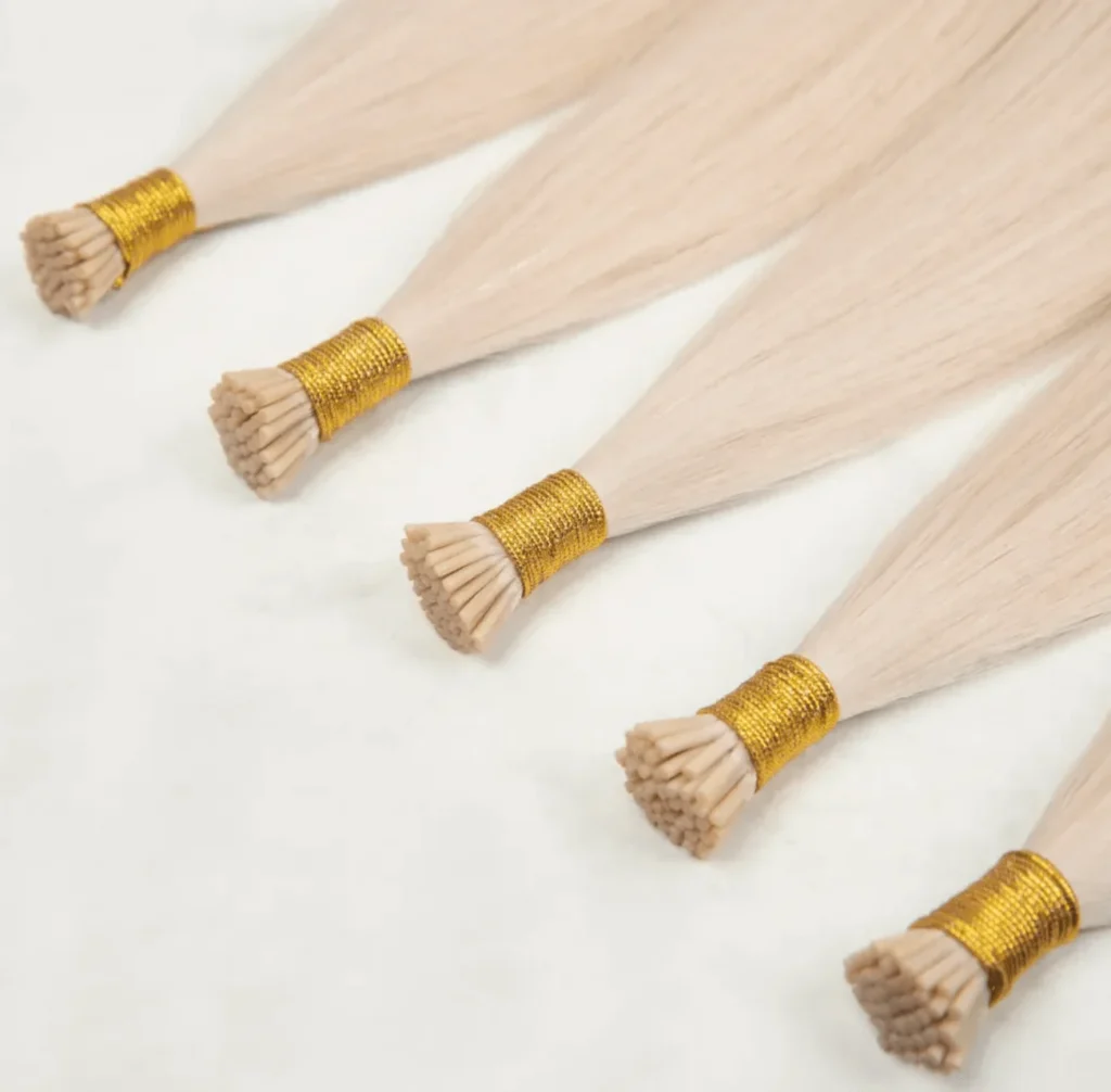 I Tip Hair Extensions attachment detail