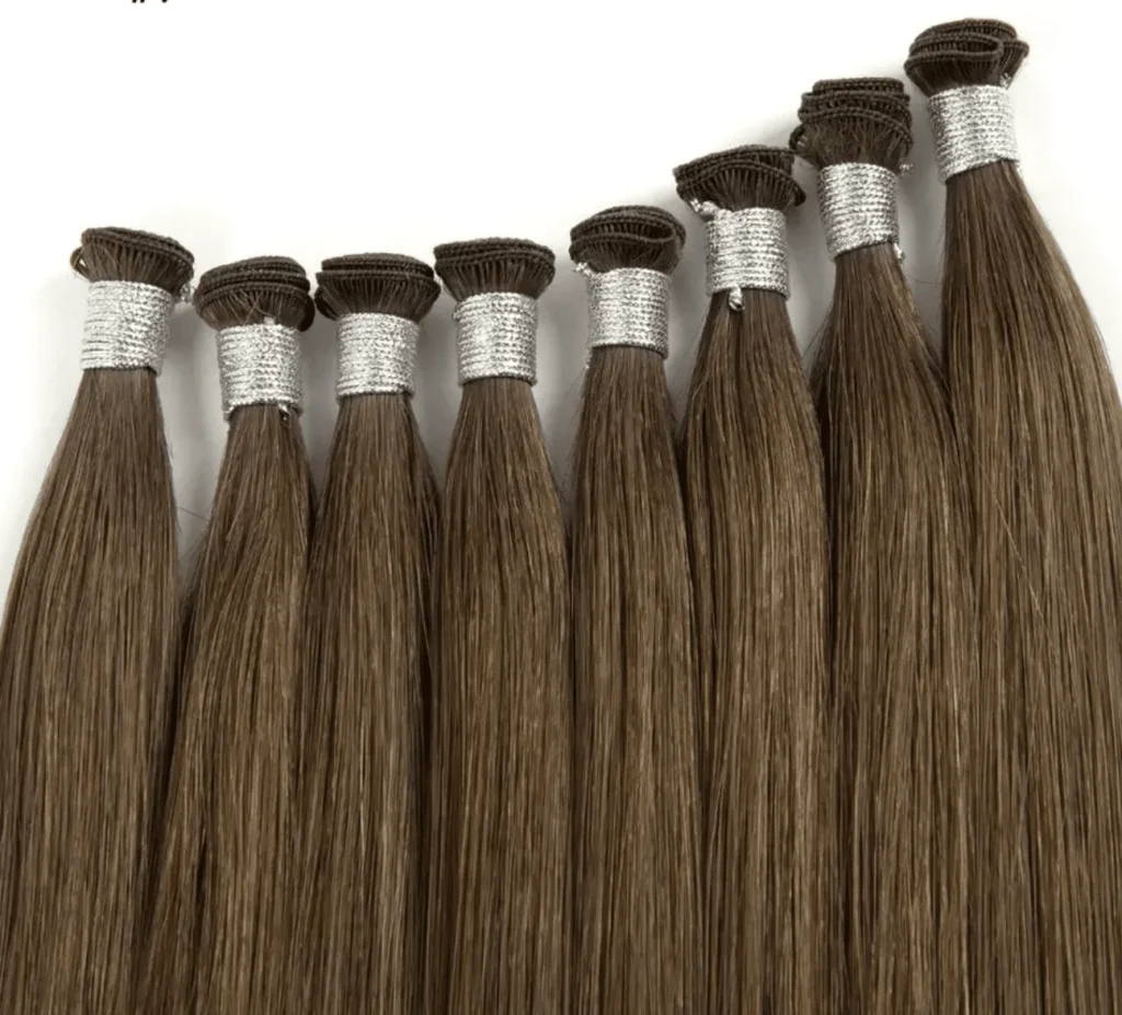 Lace Weft Hair Extensions attachment detail