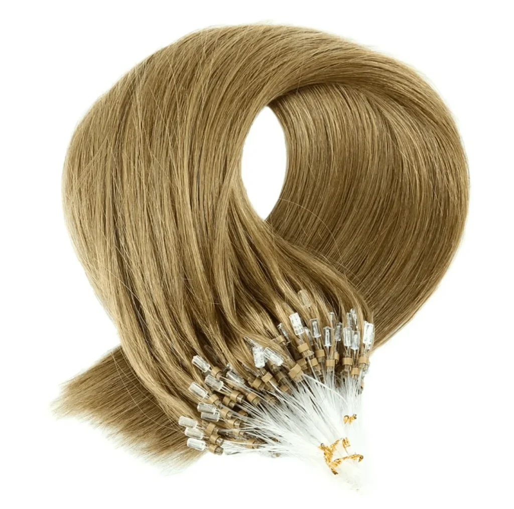 Micro Loop Hair Extensions attachment detail