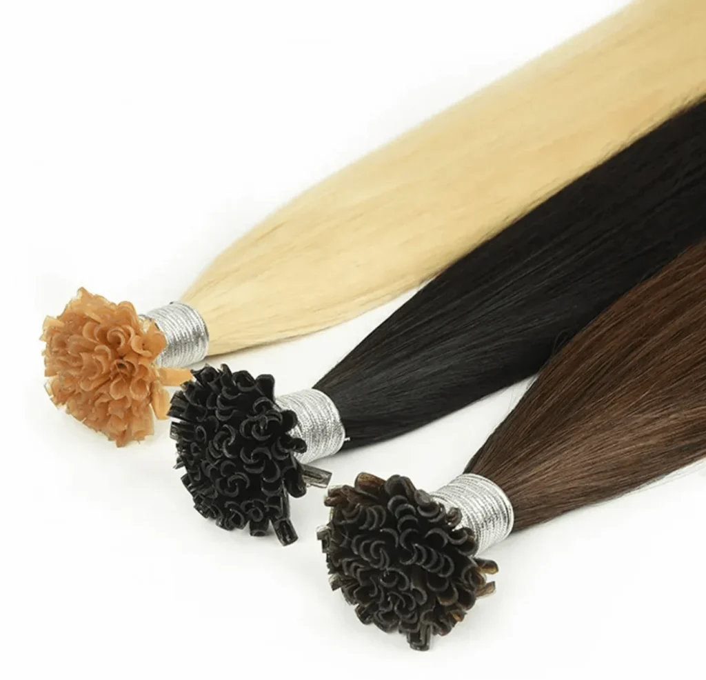 U Tip Hair Extensions attachment detail