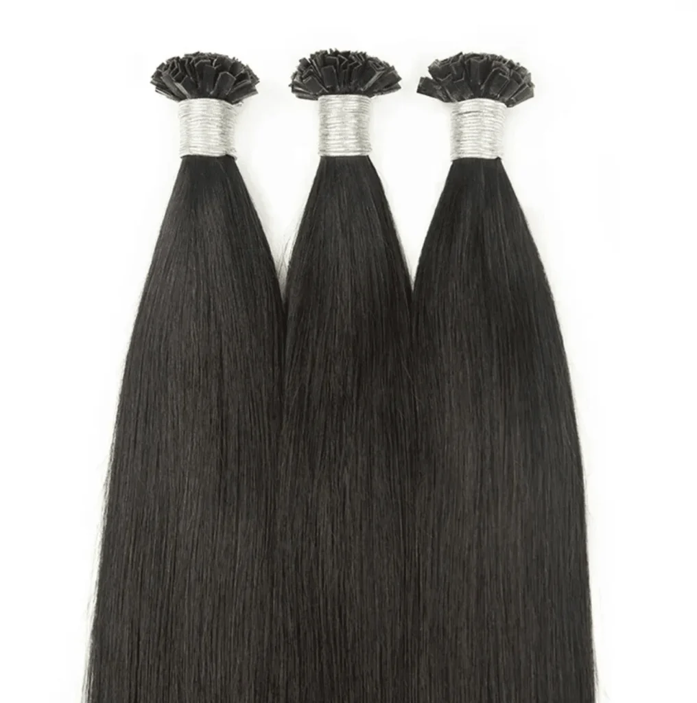 V Tip Hair Extensions attachment detail